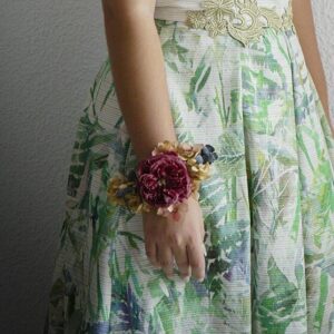Pulseras de Flor Preservada Grande